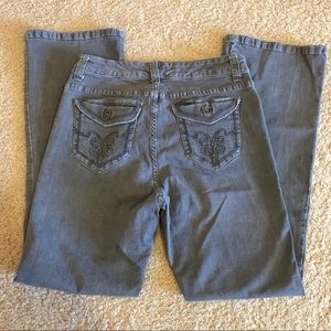 Lee Gray Boot-Cut Jeans